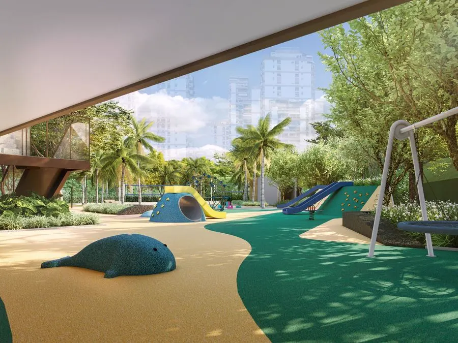 Perspectiva ilustrada do playground